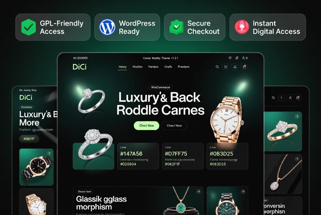 DiCi – Jewelry Shop WordPress Theme v1.2.1