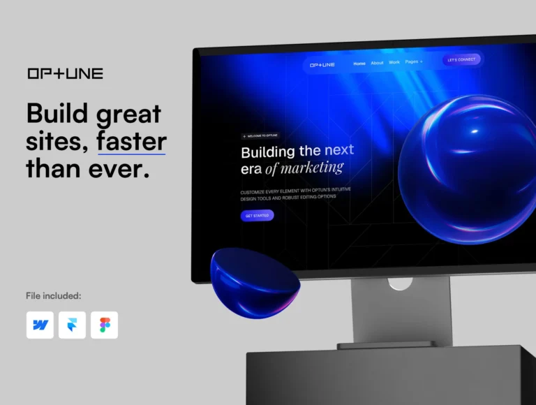 Optune - Webflow and Framer Template