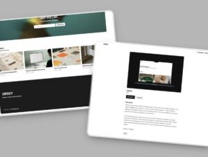 Orssy — Clean Portfolio Framer Template