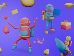 Outer Space Character 3D