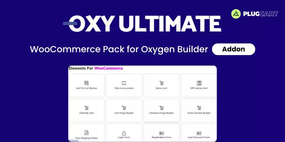 Oxy Ultimate Woo – WooCommerce Pack for Oxygen Builder Custom Store Design