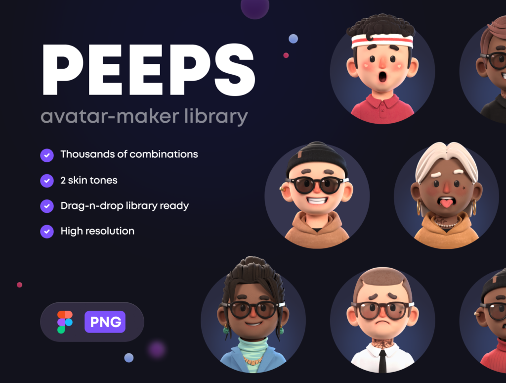 PEEPS 3D Avatar-Maker Library