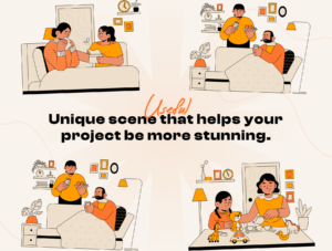 Parenty - Family Activity Illustration Set