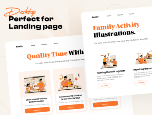 Parenty - Family Activity Illustration Set
