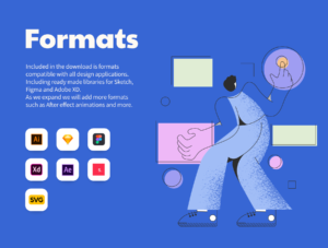 Pastel illustrations