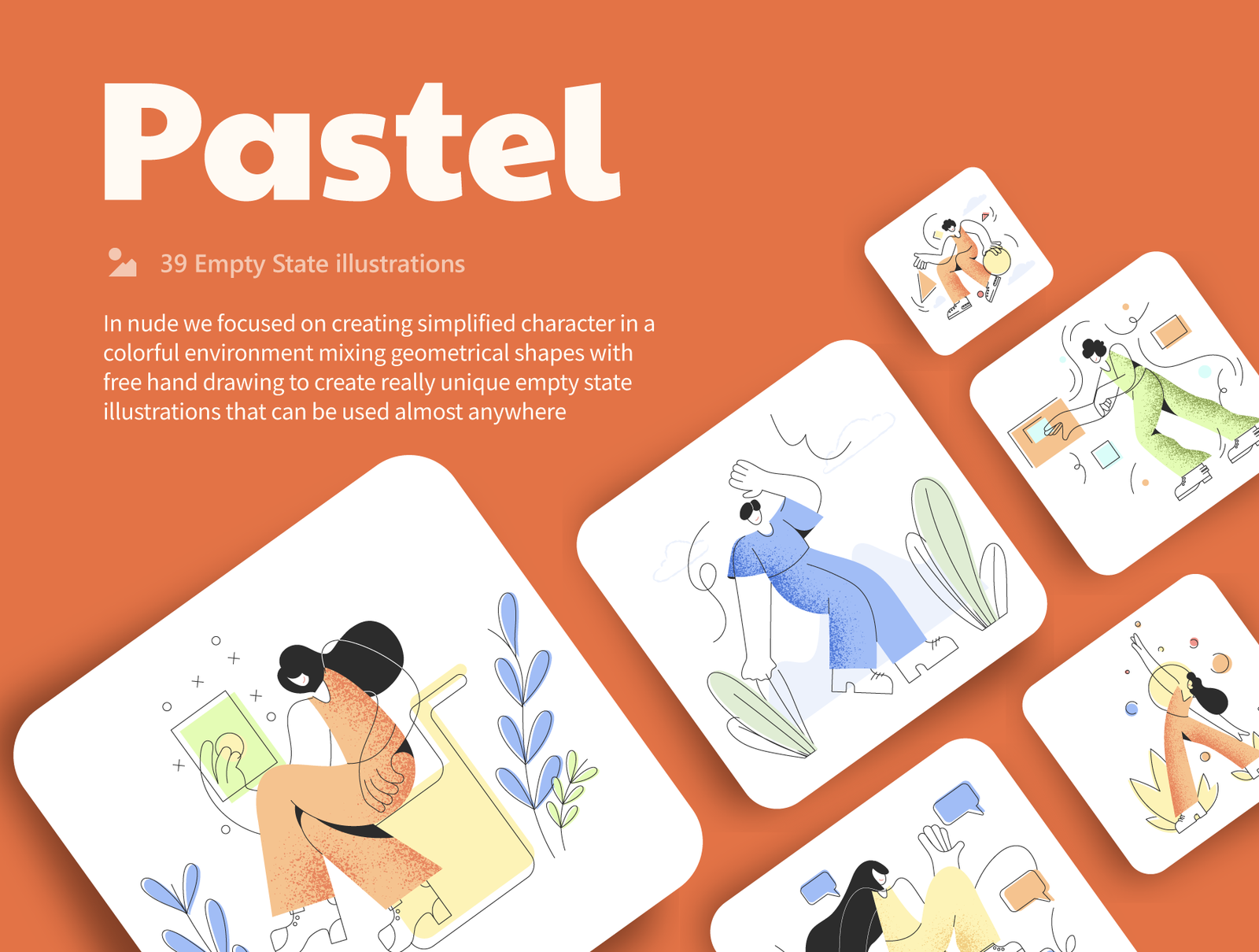 Pastel illustrations