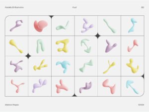 Pastella - 3D Pastel Fluid Shapes
