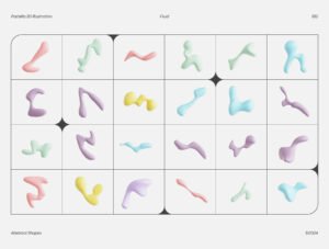 Pastella - 3D Pastel Fluid Shapes