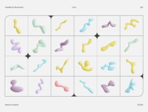 Pastella - 3D Pastel Fluid Shapes