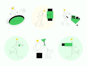 People Illustrations Art Set