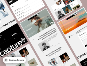 Photography Portfolio Website Design