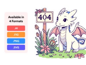 Pixel Art 404 Illustrations - Pack 1