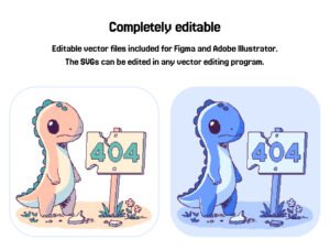 Pixel Art 404 Illustrations - Pack 1