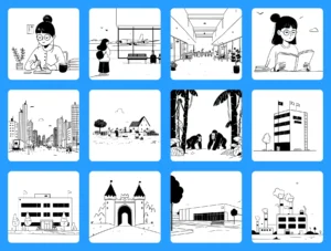 Places & Landmarks – Travel, City & Navigation Illustration Bundle