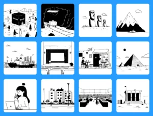 Places & Landmarks – Travel, City & Navigation Illustration Bundle