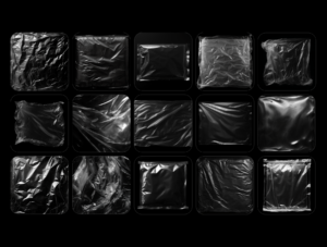 Plastic Wrap Overlay Textures