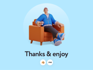 Ponty Student 3D Character Set