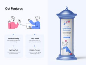 Professional Growth Illustration Set
