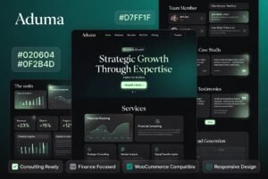 Aduma Consulting & Finance WordPress Theme 1.3.2 – Corporate Business Website Solution