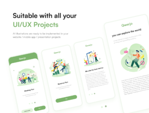 Qwerjo - Start Up Illustartion Kit
