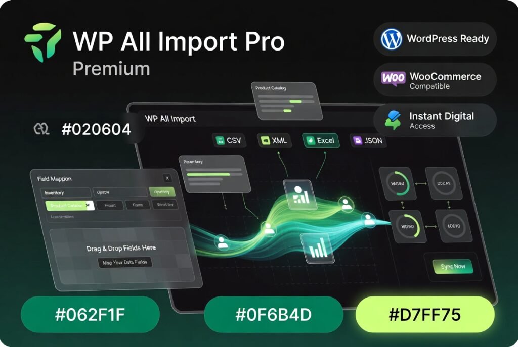 WP All Import Pro Premium 5.0.6 – WordPress CSV, XML & WooCommerce Import Plugin