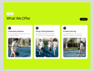Racketon - Sports Framer Template
