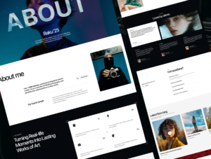 Raku 24 — Framer Photography template