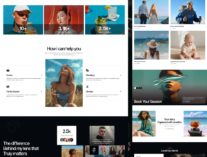 Raku 24 — Framer Photography template