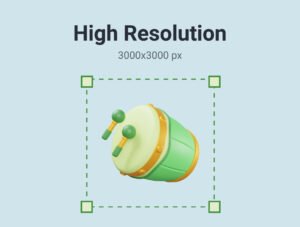 Ramadan and Eid Mubarak 3D Icon Pack