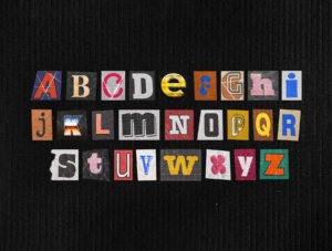Ransom Note Letters Collection