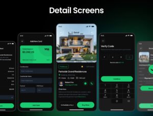 Real Estate AI Assistance Mobile App Ui kit