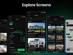 Real Estate AI Assistance Mobile App Ui kit
