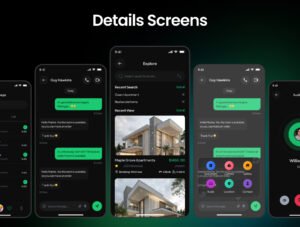 Real Estate AI Assistance Mobile App Ui kit