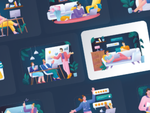 Remotely - Freelance & Remote Job Illustrations