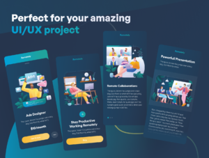 Remotely - Freelance & Remote Job Illustrations
