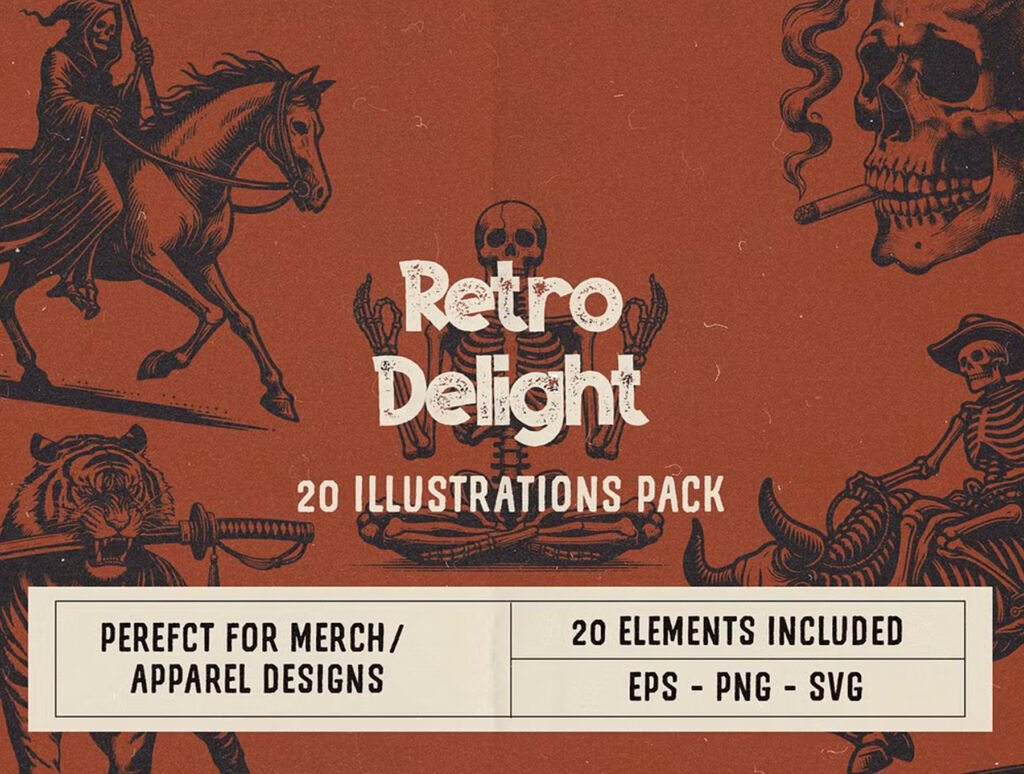 Retro-Delight-20-Illustrations-Pack