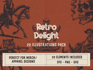 Retro-Delight-20-Illustrations-Pack