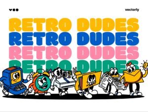 Retro Dudes Illustrations