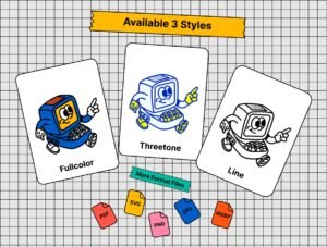 Retro Dudes Illustrations