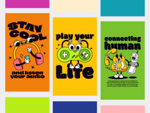 Retro Gadget Cartoons Illustrations