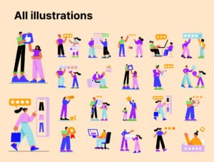 Reviews and Feedback Illustration Art