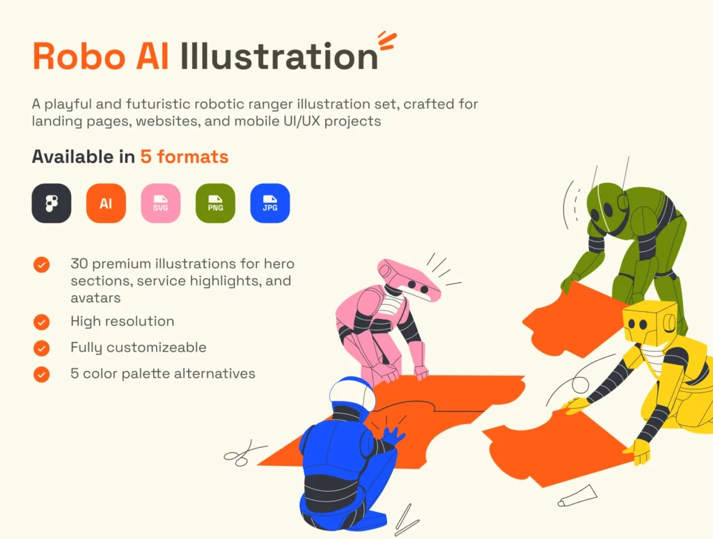Robo AI | Illustration Pack
