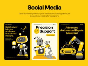 Robot Vector Collection