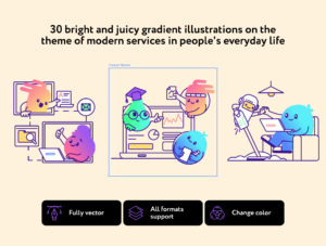 Ronky Future Services Illustrations