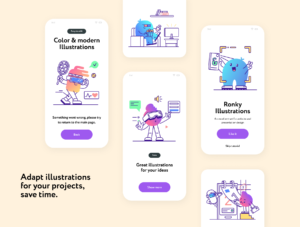 Ronky Future Services Illustrations