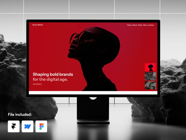 Rowan - Framer and Webflow Template