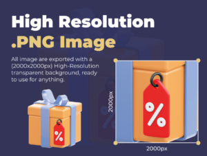 SALE 3D Icon Pack