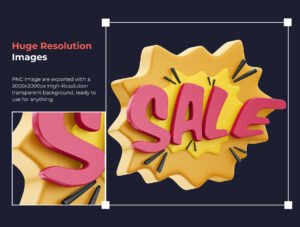 SALE! 3D Sticker Pack
