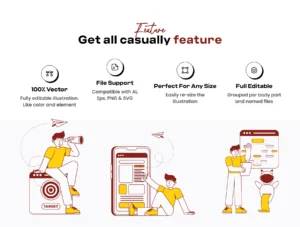 SEO Website Optimization Illustration Pack