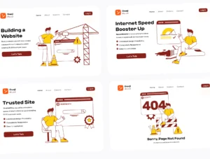 SEO Website Optimization Illustration Pack